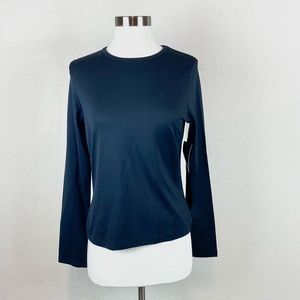 id|entity Lord & Taylor Top NWT Black Crew Neck